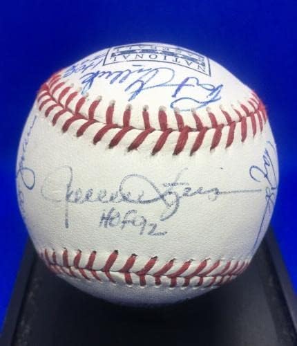 MLB sala porodica JSA potpisala X12 Maddux Brett Lasorda Larkin Hof Autograph - autogramirani bejzbol