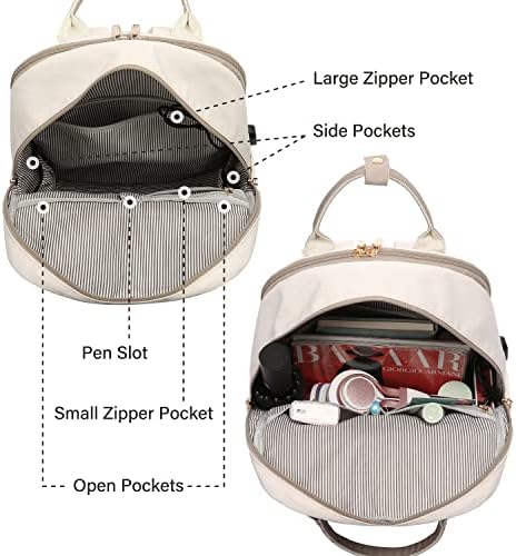 LOVEVOOK laptop ruksak za žene 14-inčna torba za Laptop sa USB portom, modni vodootporni ruksaci učiteljica