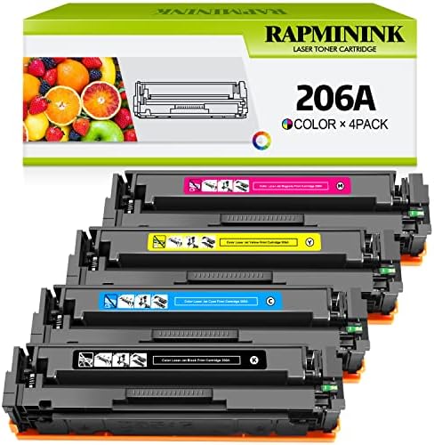 RapmininK zamjena za HP 206a 206x W2110A W2111A W21102A W2113a Toner kertridž za upotrebu sa HP Color Pro
