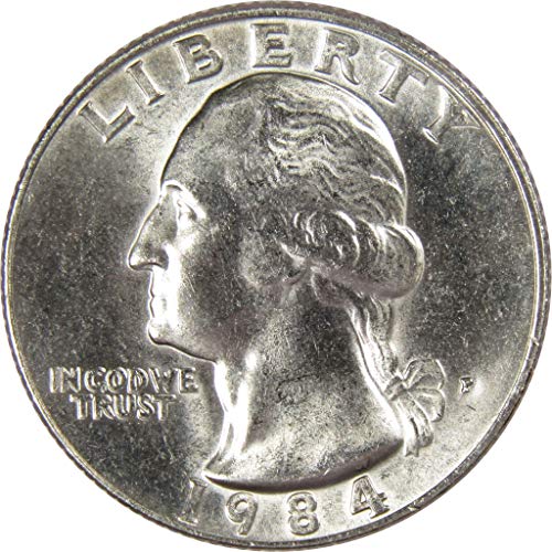 1984. P Washington Quarter BU Necrtulirana država Mint 25C Kopčani američki novčić