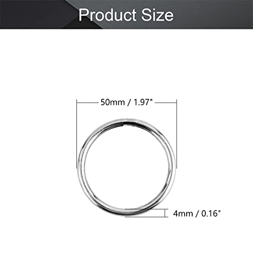 Agromax 4kom O prsten od nerđajućeg čelika 201 1.97 od x 0.16 debljine trake bešavni zavareni okrugli prstenovi