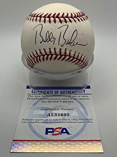 Buddy Biancalana Royals Astros potpisan autogram službeni MLB bejzbol PSA DNK - autogramirani bejzbol