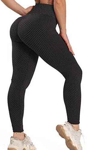 Butt Lift Yoga hlače za žene ruched guzice gamaše za podizanje teksturi teksturi visokog struka plijen podizanja