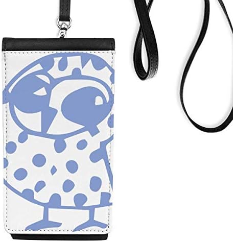 Crtani reznica Tilt Bird Protection za životinje Telefon Telefon novčanik torbica Viseća mobilna torbica
