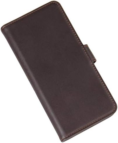 HualuBro Xiaomi poco X5 Case, od prave kože Magnetic Shockproof Book Wallet Folio Flip Case Cover sa držačem kartice za Xiaomi poco X5 5G futrolu za telefon-Brown