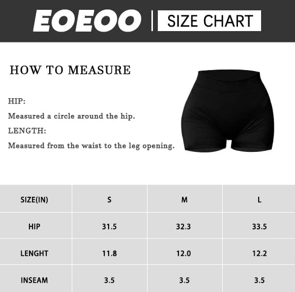 EOEOO ženske atletske kratke hlače za dizanje bešavne vježbanje Schunch High Squik teretana joga biciklističke