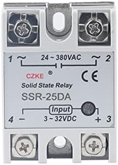 Mamz Solid State Relej SSR 10DA 25DA 40DA DC kontrola AC bijela školjka Jednofazna bez plastične poklopce