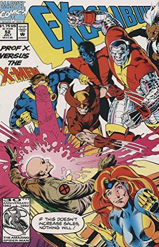 Excalibur 52 VF ; Marvel comic book / Alan Davis X-Men