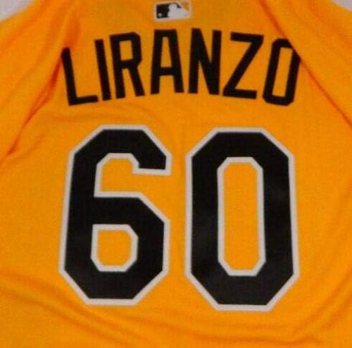 2018 Pittsburgh Pirates Jesus Liranzo 60 Igra Izdana žuta Jersey 1979 TBTC 85 - Igra Polovni MLB dresovi