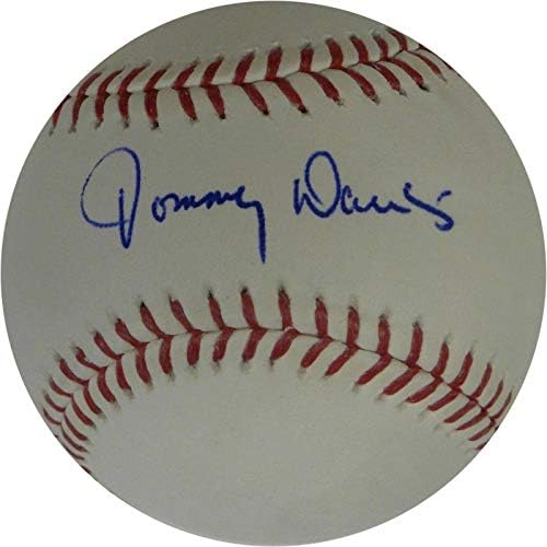 Tommy Davis potpisao je autogramiranu bajzbol za glavnu ligu Los Angeles Dodgers razmazani - autografirani