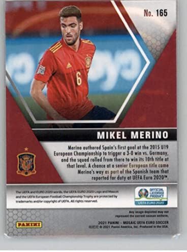 2021 Panini Mosaic UEFA Euro 2020 165 Mikel Merino Španija