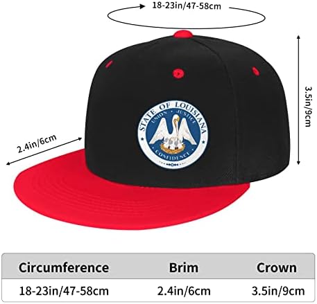 Bolufe državni pečat za bejzbol kapa Louisiana, ima dobru funkciju prozračne, prirodne udobnosti i prozračne