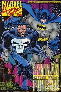Marvel Age 139 FN; Marvel comic book / Batman Punisher