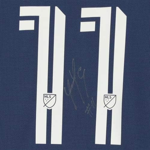 Yony ​​Gonzalez La Galaxy AUTOGREGOD MACKURATNO KORIŠTENJE 11 BLUE JERSEY IZ SEZONE 2020 MLS - nogometnih