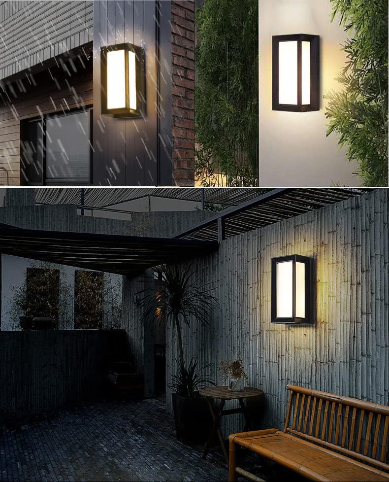 Stujevaner moderan vanjski zidni svjetiljke, 18W LED sconce svjetlosni čvorovi, zidne svjetiljke, aluminij