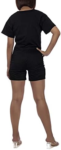 CCIGO ženski sa 2 komada sportskih odjela Ljetni kratki rukav Zip usjeva kratke hlače set trenerka