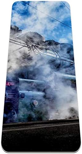 Siebzeh parna lokomotiva voz pruge Railway Premium debeli Yoga Mat Eco Friendly gumene zdravlje & amp; fitnes
