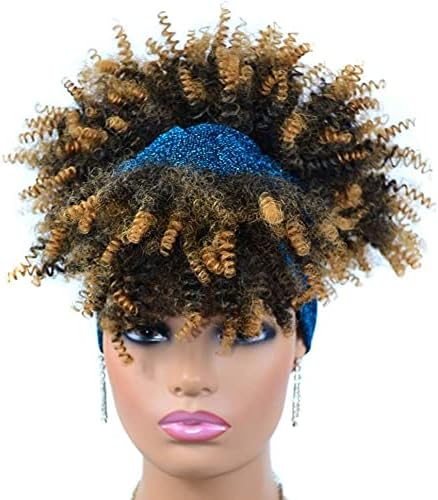 XZGDEN perike perika za kosu stilske perike kompatibilne sa ženskim Turban perika pokrivala za glavu, Afrička