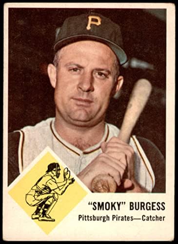 1963. Fleer 55 Smoky Burgess Pittsburgh Pirates Dobri gusari