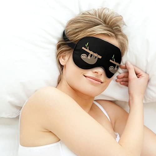 Sloth majka sa dječjim mekim maski za masku za sjenjenje Shading Maska za spavanje Udobnost za povezivanje sa elastičnim podesivim remenom