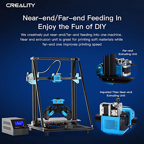 Crealy CR-10 V2 FDM 3D štampač s velikim jačinom zvuka 3D pisač 300mmx300mmx400mm, all-metal Extrader, tiha