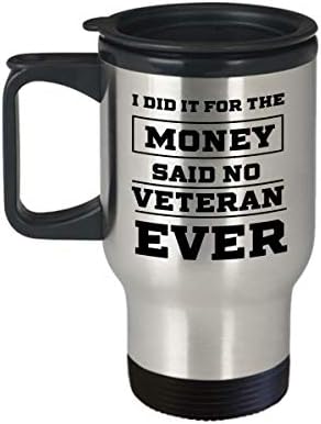 Putna krigla za penzionisanu vojsku mornaricu Vijetnam veteran - uradio sam to za novac nije rekao da veteran