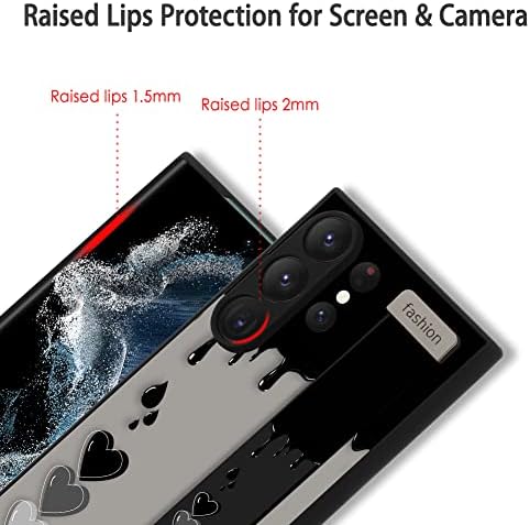 Aigomara Kompatibilan Samsung Galaxy S23 Ultra sa kamencem Kickstand Clear Case Chick TOCKSOFT zaštitna
