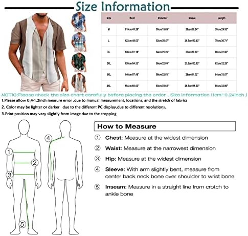 Plus veličine košulje za muškarce sa džepom smiješni kravata grafički grafički tee 2023 opušteni elastični