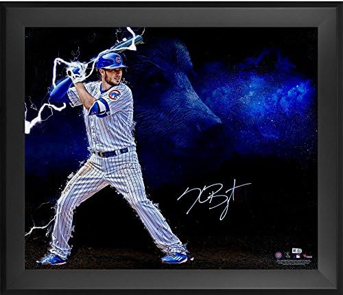 Kris Bryant Chicago Cubs uramljeni autogramirani 20 x 24 Titani igre fotografije - autogramirane MLB fotografije