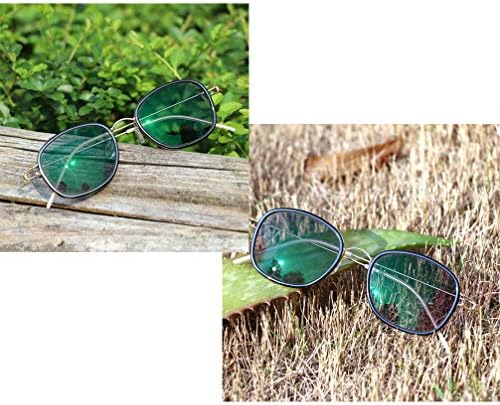 RXBFD fotohhromičke naočale za čitanje, retro puni rim metalni okvir protiv UV-uV udobnih sunčanih naočala,