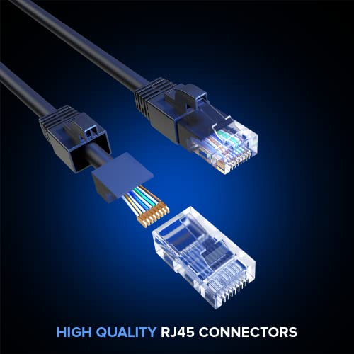 Maximm Cat 6 Ethernet kabl 0.6 Ft, Cat6 kabl, LAN kabl, Internet kabl i mrežni kabl-UTP