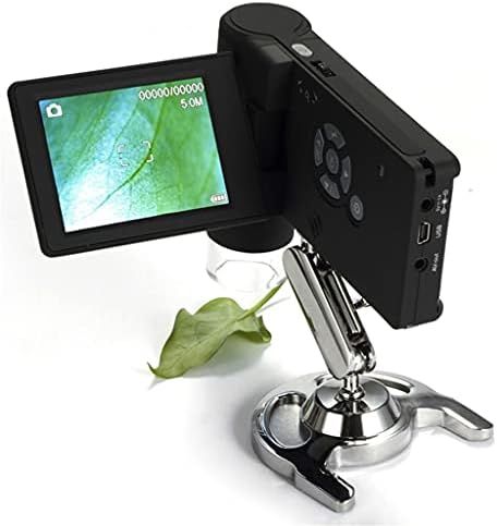 Llamn 500x mobilni digitalni mikroskop 3 LCD 5MP sklopiva USB litijumska baterija 8 LED PC lupa alati za