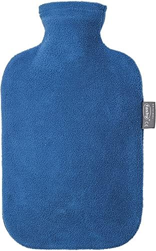 Plava fleece pokriva bocu s toplom vodom od strane FASHY