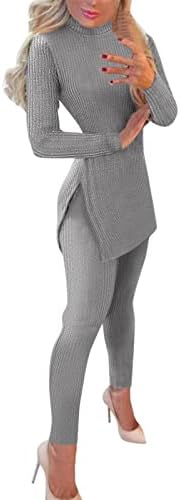 Žene Podesite ležerne kostim koludnice u obliku sijeta s dugim rukavima Split Top Elastic Pant Taito Womens