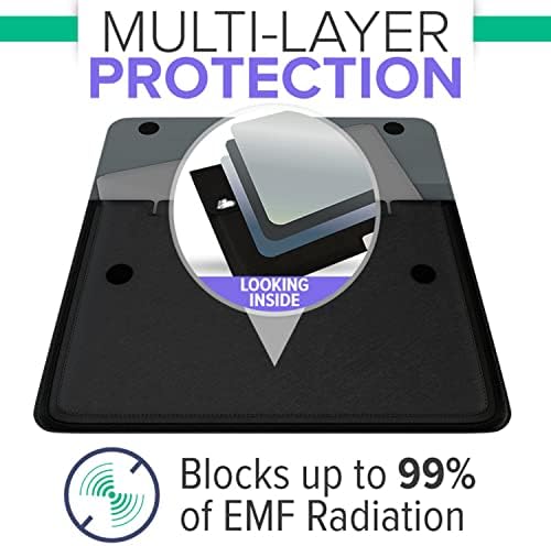 DefenderShield EMF zaštita laptop rukav & 5G zračenja blokator slučaj-Notebook računar EMF blokiranje štit