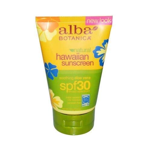 Alba Botanica-Havajska Aloe Vera Prirodna krema za sunčanje SPF 30-4 fl oz