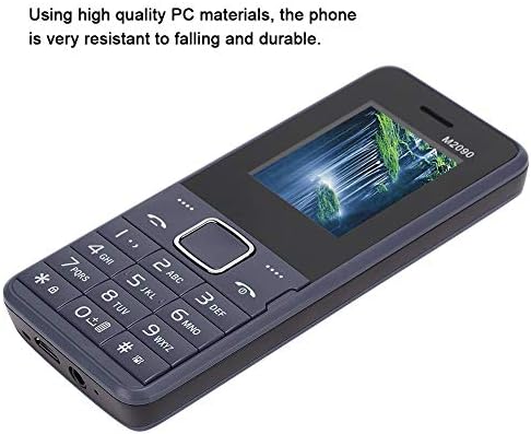 ASHATA M2090 2G telefon, stariji mobilni telefon, 1,7 inčni ekran 3000mAh dual kartica Dvostruko stanje