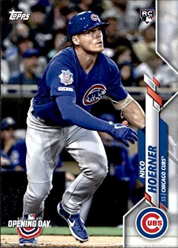 2020 TOPPS otvaranje 12 12 Nico Hoerner Rc Rookie Chicago Cubs MLB bejzbol trgovačka kartica