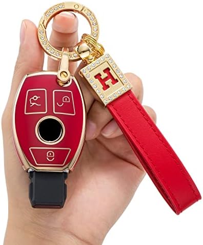 Ocezbiis za poklopac ključeva MERCEDES BENZ sa tipkom za ključeve, meka TPU 360 stupnjeva za zaštitu ključeva