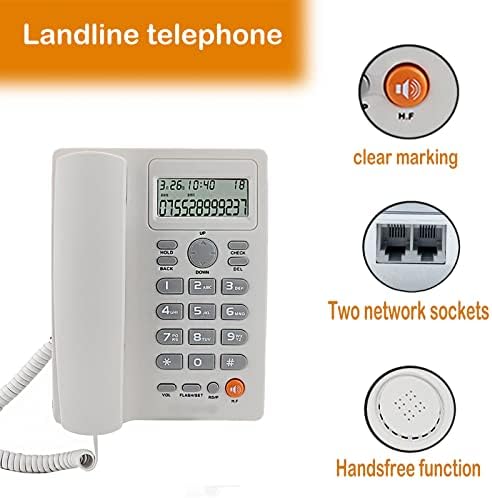 Kompletni telefonski telefon, dvostruko sučelje žičano Telefon Big dugme Zimeni telefoni sa identifikacijom